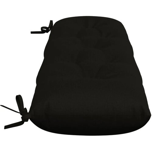  Jastučić za klupu VIANEN 100% poliester Crna 120 x 30 x 12 cm - Crna 120 x 30 x 12 cm Slike