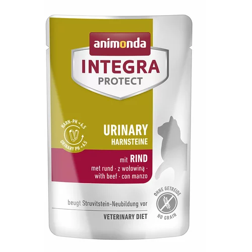 Animonda Varčno pakiranje Integra Protect Adult Harnsteine 48 x 85 g - Z govedino