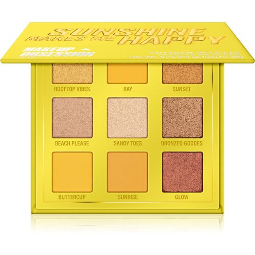 Makeup Obsession Mini Palette paleta senčil za oči odtenek Sunshine Makes Me Happy 11,7 g Slike