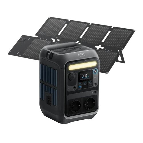 Anker solix c300x + ps60 portable solar panel Cene
