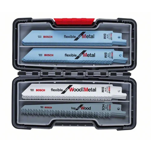 Bosch Komplet listova za sabljastu pilu Wood and metal, Tough box (20 -dij.)