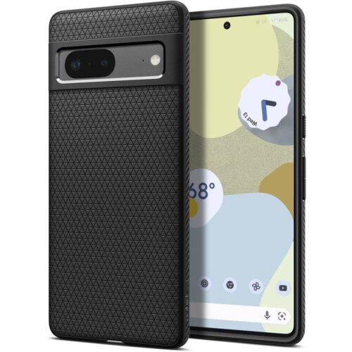 Spigen Liquid Air silikonski ovitek za Google Pixel 7 črn Slike
