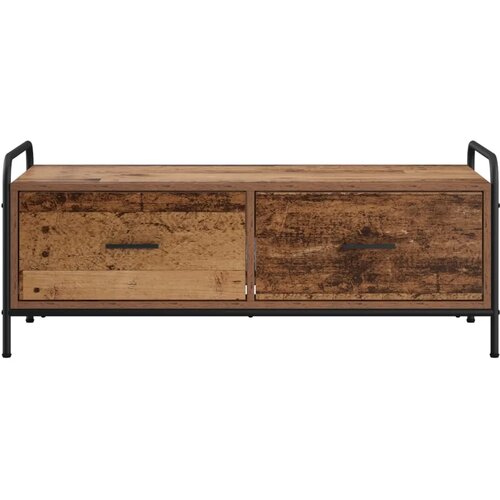  Stolić za kavu Staro drvo 99 5 x 49 x 41 cm Konstruirano drvo - Staro drvo Slike