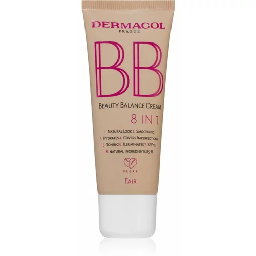 Dermacol Beauty Balance BB krema s hidratacijskim učinkom SPF 15 N.1 Fair 30 ml