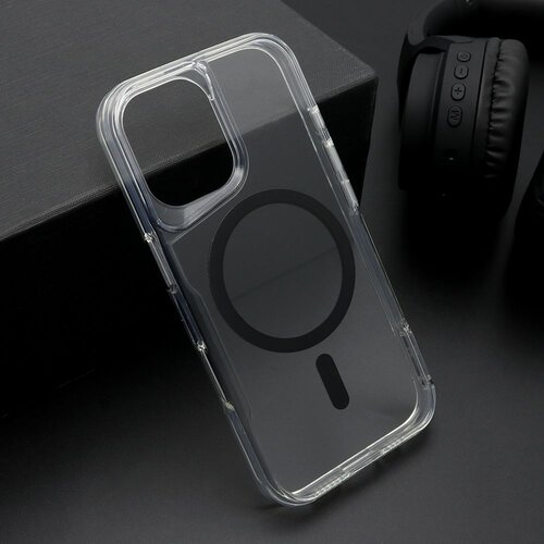  Maska aura magsafe za iphone 16/ crna Slike