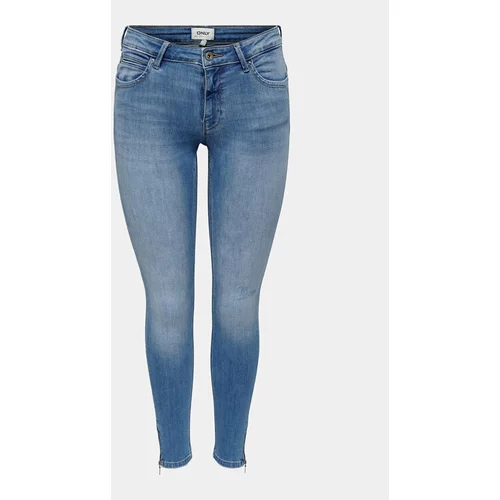 Only Jeans hlače Kendell 15278378 Modra Skinny Fit