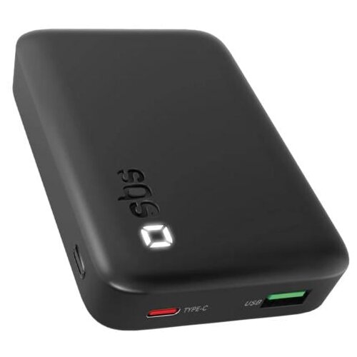 Sbs Prenosna baterija visoke gostote 10000mAh 20W črne barve, (5000265659) Cene