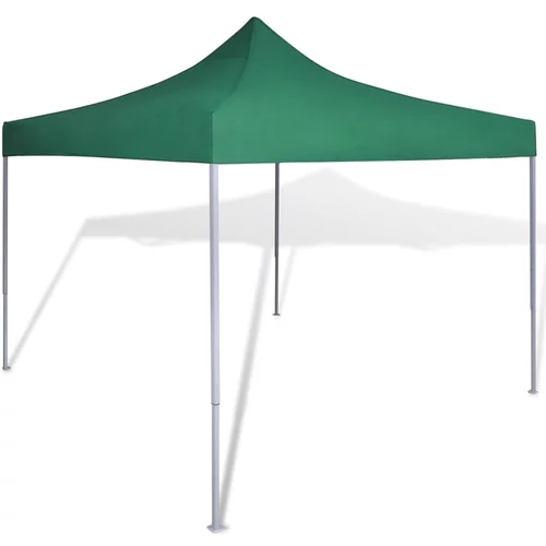 vidaXL zložljivi šotor 3 x 3 m zelene barve
