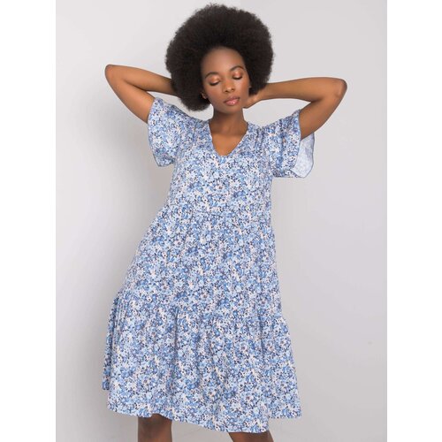 RUE PARIS Dress-WN-SK-842-2.37P-blue Slike