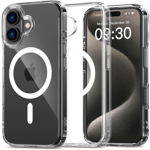 TECH-PROTECT FlexAir Hybrid MagSafe ovitek za iPhone 17, Prozoren Cene