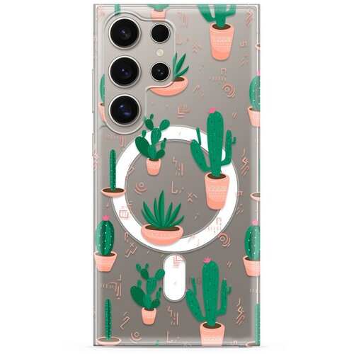  Maska silikonska PRINT MagSafe za Samsung S928B Galaxy S24 Ultra 5G/ kaktus Cene
