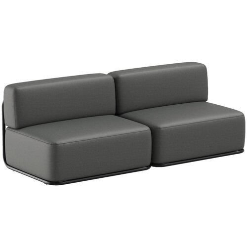Sit Sit Temno siv vrtni modularni kavč 204 cm Straw &amp;ndash; Slike