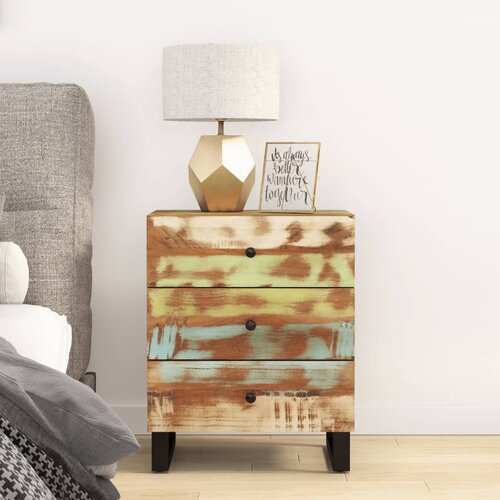 vidaXL Noćni ormarić 50x33x62cm masivno obnovljeno i konstruirano drvo Cijene