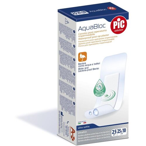 Pic Solution Antibakterijski pooperativni obliž PiC AquaBloc 25 x 10 cm 1x Slike