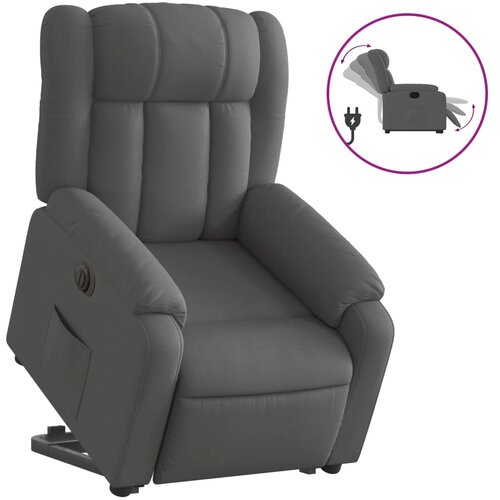 Maison Chic Električni naslanjač - Relax naslanjač s funkcijo vstajanja temno siv, (22062649) Cene