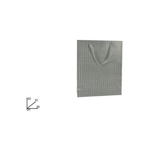 UKRASNA VREĆICA 32*26*10CM SREBRNA RZ000080B Slike
