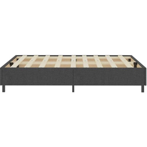 Box spring okvir za krevet od tkanine sivi 180 x 200 cm Slike