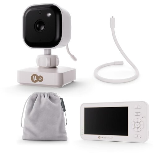 Kinderkraft NITEEYE TRAVEL bežični baby monitor sa stalkom za kameru, White Cijene