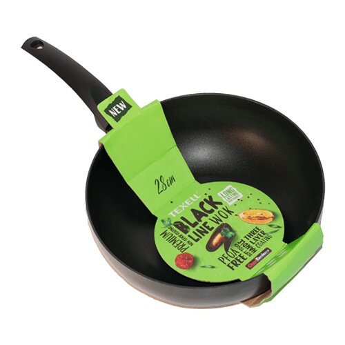 Texell ponev TPBL-W28 BLACK LINE 28 cm - WOK Slike