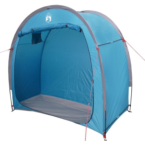 VidaXL Zadnji shranjevalni &amp;scaron;otor s streho Modra 210 x 90 x 174 cm Slike