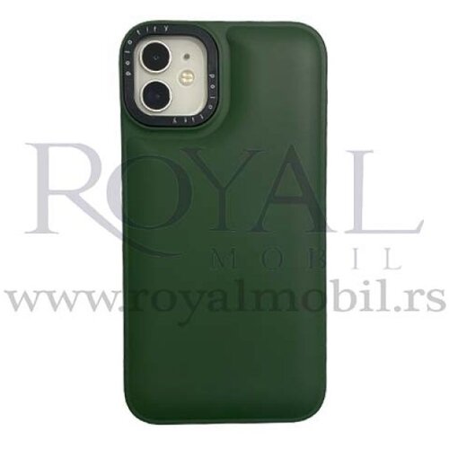  futrola pex silikon za iphone 14 plus (6.7) maslinsto zelena Slike