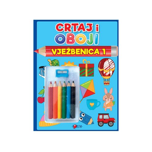 FORUM Vježbenica za djecu 3, Crtaj i oboji Slike
