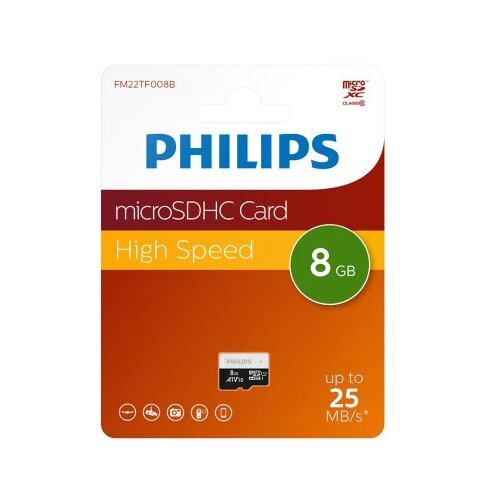 Philips Memorijska kartica micro sd 8gb v10 ultra speed (fm22tf008b/93) ( SD13761 ) Slike
