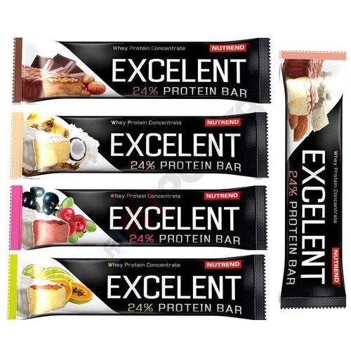 Nutrend Proteinska čokoladica Excelent limeta - papaja Slike