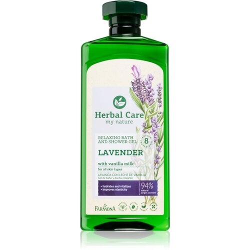 Farmona Herbal Care Lavender gel za prhanje in kopanje s sivko 500 ml Cene