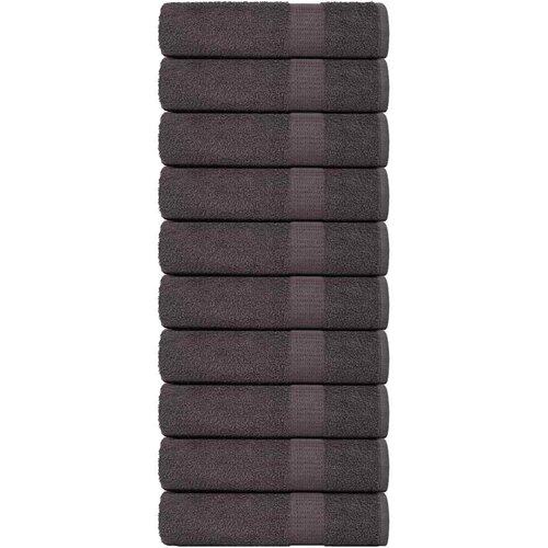  Ručnici za ruke FROGN 10 kom antracit 50x100 cm 360 g/m² Cene