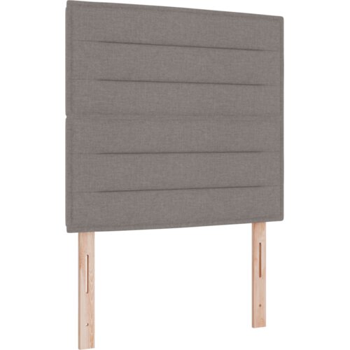  Iverica krevet s madracem taupe 90x190 cm tkanina Slike