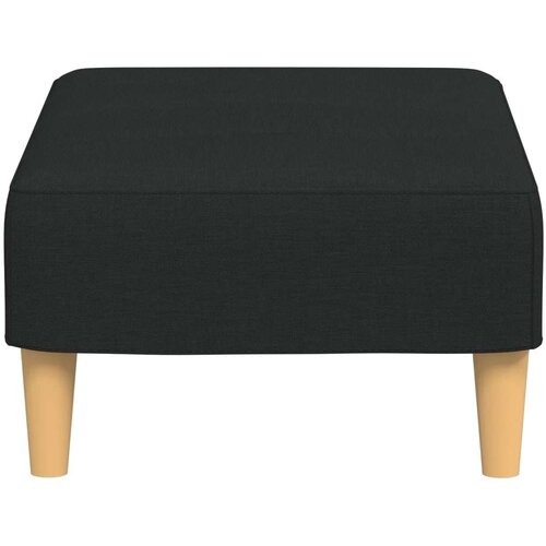 vidaXL Stolček za noge črn 77x55x31 cm blago Cene
