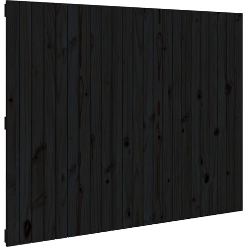 Maison Chic stensko posteljno vzglavje - vzglavna omarica - nočna omarica črno 146,5x3x110 cm trdna borovina, (21706779) Cene