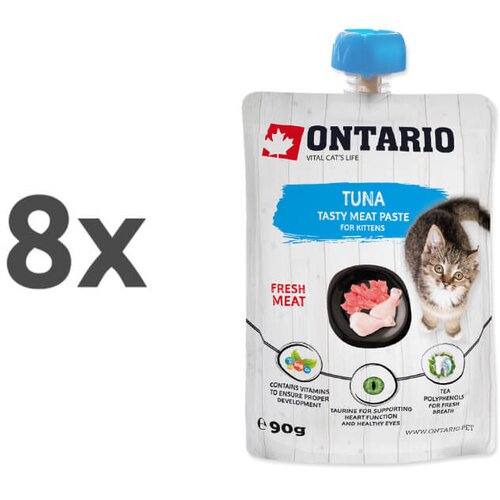 Ontario Kitten pasta s tuno 8 x 90 g Cene
