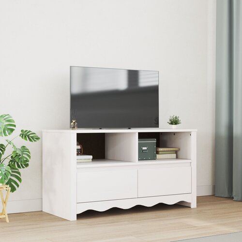 vidaXL Bijeli TV stalak Konstruirano drvo Srednje TV stalak Pravokutni Cijene