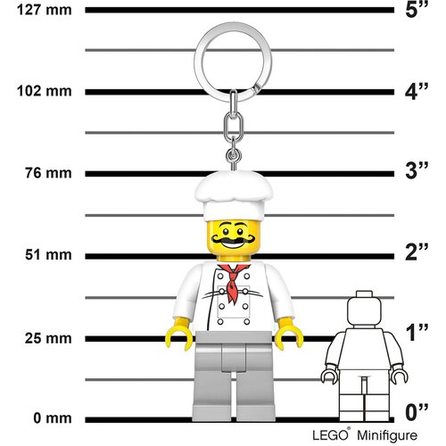 Lego Minifigure privezak za ključeve sa svetlom: &amp;Scaron;ef ( LGL-KE24H ) Slike