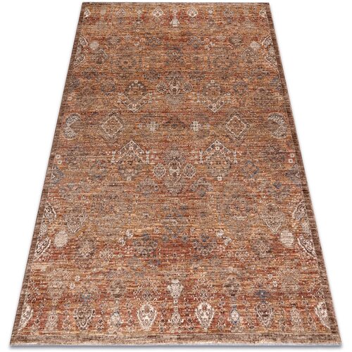RugsX Preproge Preproga LARIS 754 oranžna / svetlo rjava 80x300 cm Kostanjeva Cene