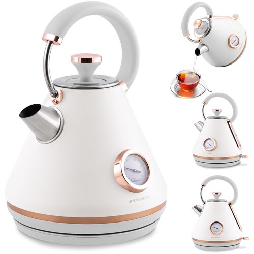 Janshop grelnik vode s termometrom 1,7L berdsen BD-701 bel, (21618123) Slike