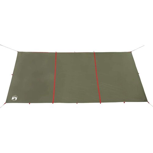 VidaXL Cerada za kampiranje maslinastozelena 451x420 cm vodootporna Slike