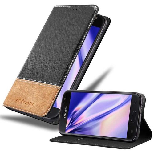 Cadorabo Case, združljiv s Samsungom v črno rjavi barvi - za&amp;scaron;čitni pokrov z magnetnim zapiranjem, stoječo funkcijo in režo za kartico, (20586701) Slike