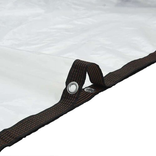 VidaXL Prozirna cerada s u&amp;scaron;icama 4x6 m polietilen Slike