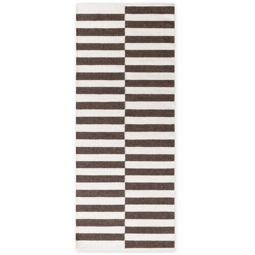 Hanse Home Bel/rjav obojestranski/ročno tkan volnen tekač 80x200 cm Vika &amp;ndash; Slike