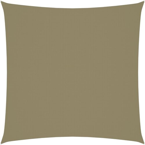 vidaXL Senčno jadro oksford blago kvadratno 5x5 m bež Cene