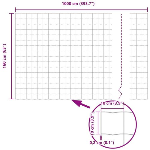 vidaXL Zelena Euro ograda 1.6x10m Čelik Cijene