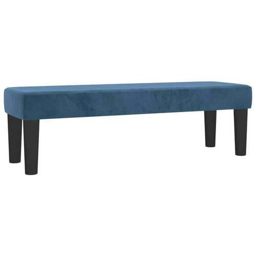 vidaXL Box spring postelja z vzmetnico temno modra 140x190cm Cene