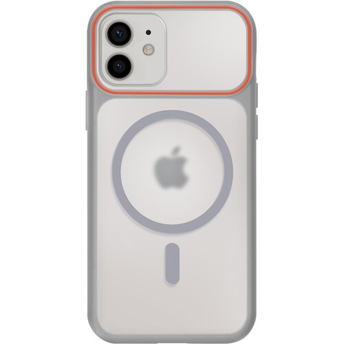 AVIZAR Ovitek za iPhone 12 / 12 Pro MagSafe, dvomaterialni, trd hrbet, Siva, (5000274040) Cene