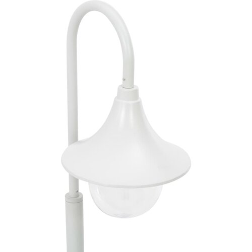  Vrtna stupna svjetiljka od aluminija E27 120 cm bijela Slike