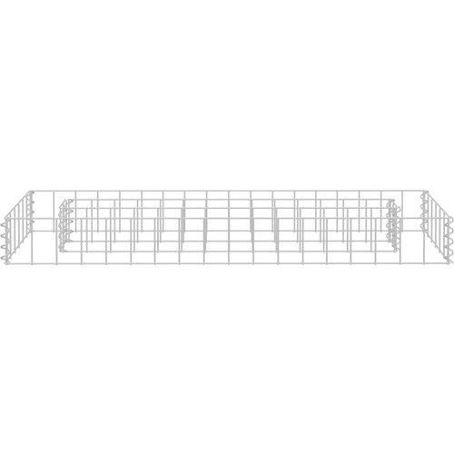 VidaXL Povi&amp;scaron;ena gabionska gredica od pocinčanog čelika 90 x 30 x 10 cm Slike