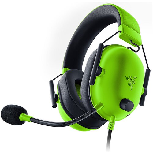 Razer Slu&amp;scaron;alice BlackShark V2 X &amp;ndash; Wired Gaming Headset &amp;ndash; Green &amp;ndash; FRML Packaging RZ04-03240600-R3M1 Slike