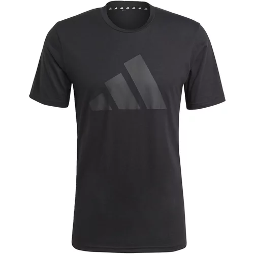 Adidas Funkcionalna majica 'Train Essentials Feelready' antracit / črna